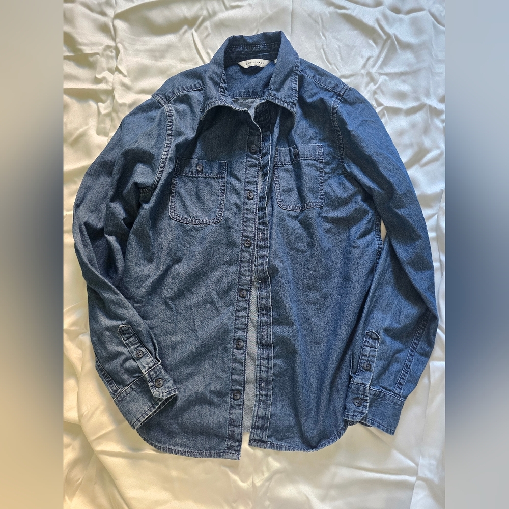Janie and Jack Indigo Denim Shirt